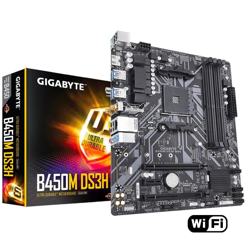 Motherboard Gigabyte B450m Ds3h Wifi Ultra Durable Am4